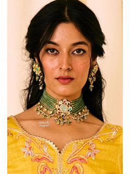 Amreli Jaipur - Zinia Kundan Choker Set
