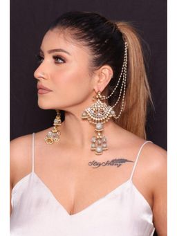 Amreli Jaipur - Hanin Gold Silver Earrings