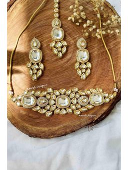 Amreli Jaipur - Rishvi Kundan Choker Set