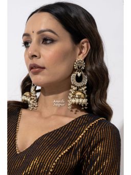 Amreli Jaipur - Maheen Gold Jhumkas
