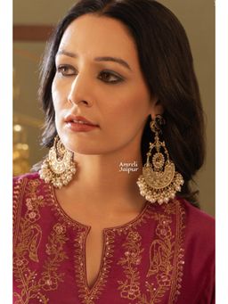 Amreli Jaipur - Leena Gold Plated Earrings