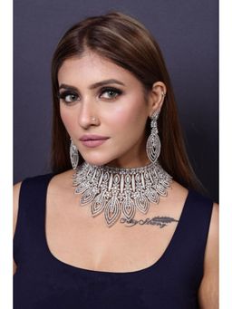 Amreli Jaipur - Bianca Diamante Choker Set