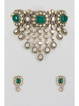 Amreli Jaipur - Nyla Polki Choker Set
