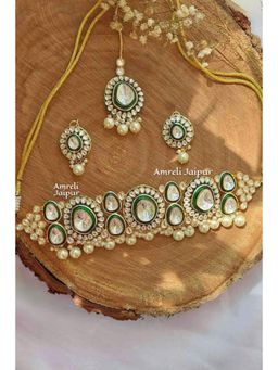 Amreli Jaipur - Dipta Polki Choker Set