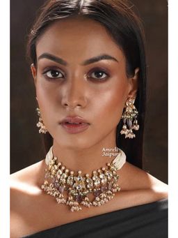 Amreli Jaipur - Rumeh Pachi Kundan Set