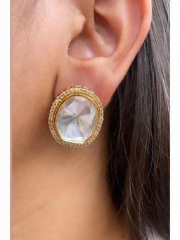 Amreli Jaipur - Suml Polki Gold Kundan Earrings