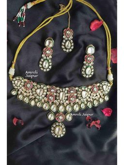Amreli Jaipur - Lubena Polki Choker Set