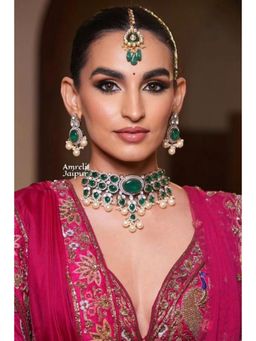 Amreli Jaipur - Manyata Polki Kundan Set