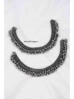 Amreli Jaipur - Talisa Silver Anklets