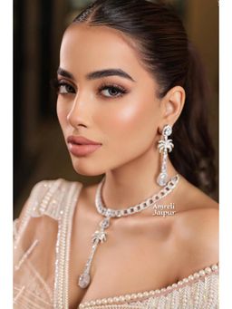 Amreli Jaipur - Remy Diamond Necklace Set