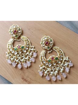 Amreli Jaipur - Navi Polki Kundan Chandbalis