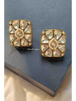 Amreli Jaipur - Vanessa Polki Studs Earrings