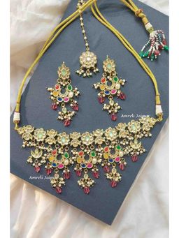 Amreli Jaipur - Lilly Kundan Choker Set