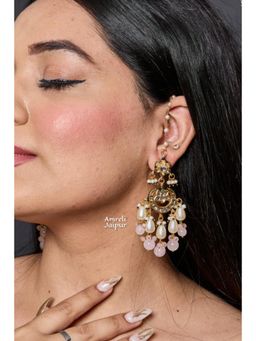 Amreli Jaipur - Saamra Kundan Earrings
