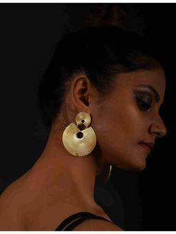 XAGO - Kayna Gold Tone Hoops Earrings
