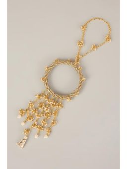 XAGO - Saanvika Lumba - Polki Monogram Lumba With Pearl Motifs | Rakhi For Bhabhi By Xago