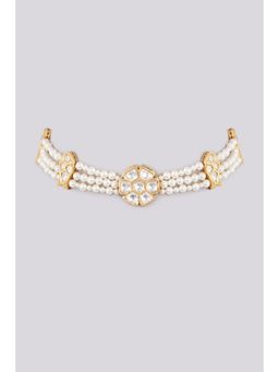 XAGO - Le Dulce White Khundan Long Necklace Set