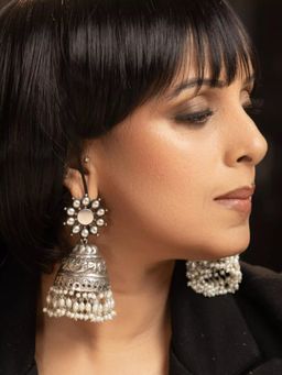XAGO - Chokhni Silver Jhumka Earrings