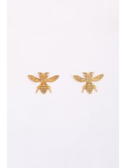 XAGO - Buzzin StudsBuzzin Studs In 22K Gold Finish | Bee-Inspired Designer Earrings