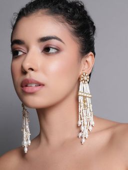 XAGO - Le Eleonora Pearl and Kundan Earrings