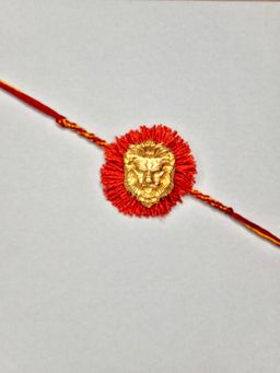 XAGO - Simha Rakhi - Vedic Rakhi With Golden Lion Motif | Raksha Bandhan By Xago