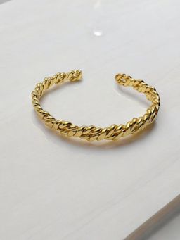 XAGO - Le Como Gold Plated Cuff Bracelet