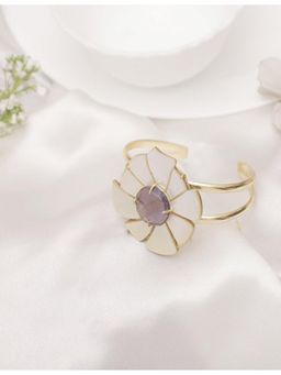 XAGO - Ember Amethyst and Mother Of Pearl Bracelet