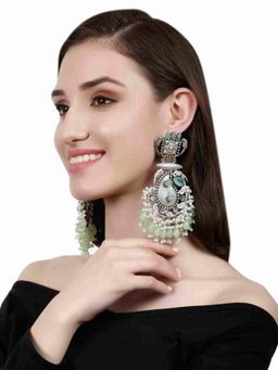 XAGO - Akoya Silver Plated Dangler Earrings