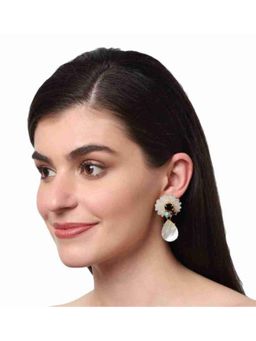 XAGO - Freja Mother Of Pearl, Amethyst and Black Onyx Convert Earrings