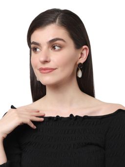 XAGO - Delilah Amethyst and Mother Of Pearl Convert Drop Earrings