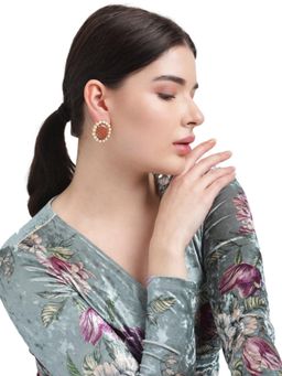 XAGO - Unida Sunstone And Pearl Studs