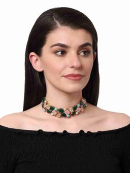 XAGO - Rebina Rose Quartz Necklace