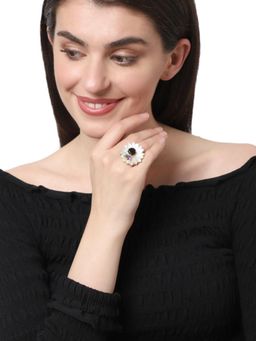 XAGO - Marisol Black Onyx and Turquoise Ring