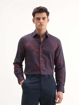 Rare Rabbit - Men Luri Purple Primary Shirt