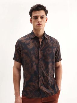 Rare Rabbit - Men Horos Black Primary Shirt