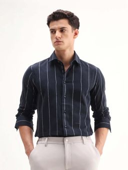 Rare Rabbit - Men Beymen Navy Primary Shirt