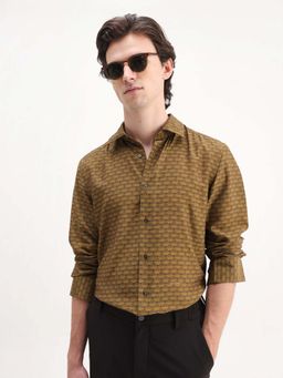 Rare Rabbit - Men Vira Yellow Dusky Shirt