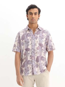 Rare Rabbit - Men Kexil Lavender Primary Shirt