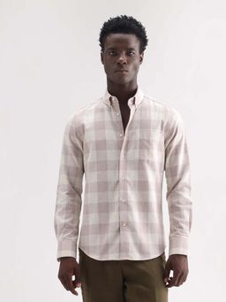 Rare Rabbit - Men Robina Pink Primary Shirt