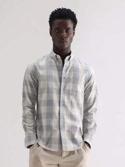 Rare Rabbit - Men Robina Blue Primary Shirt