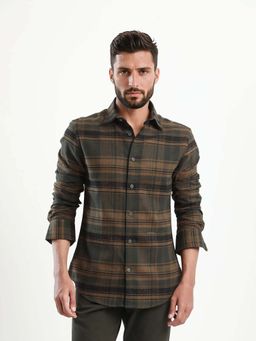 Rare Rabbit - Men Ricl Green Primary Shirt