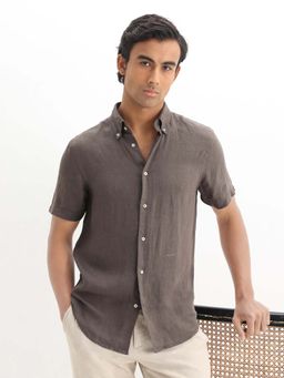 Rare Rabbit - Men Poist Brown Shirt