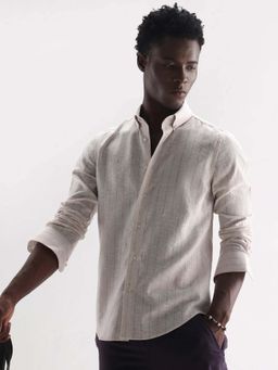 Rare Rabbit - Men Opis Off White Primary Shirt