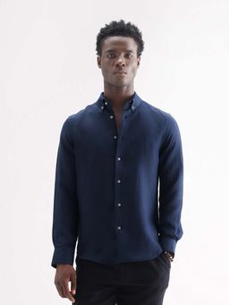 Rare Rabbit - Men Lucis Navy Primary Shirt