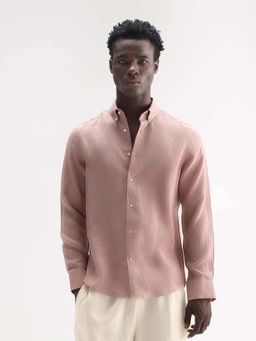 Rare Rabbit - Men Lucis Mauve Primary Shirt