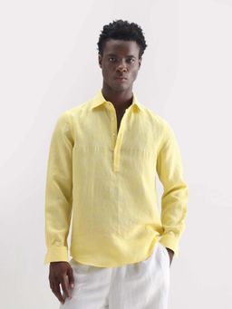 Rare Rabbit - Men Lucio Yellow Shirt