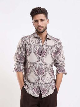 Rare Rabbit - Men Lorat Multi-Color Dusky Shirt