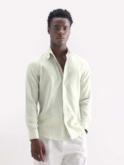 Rare Rabbit - Men Kylo Sage Primary Shirt