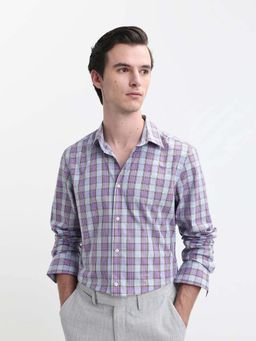 Rare Rabbit - Men Horf-25 Purple Pastel Shirt