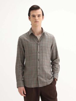 Rare Rabbit - Men Brule Grey Primary Shirt